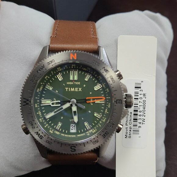 Timex Expedition North Tide Temp Compass 43mm Eco-Friendly Leather Strap Watch - Picture 7 of 7